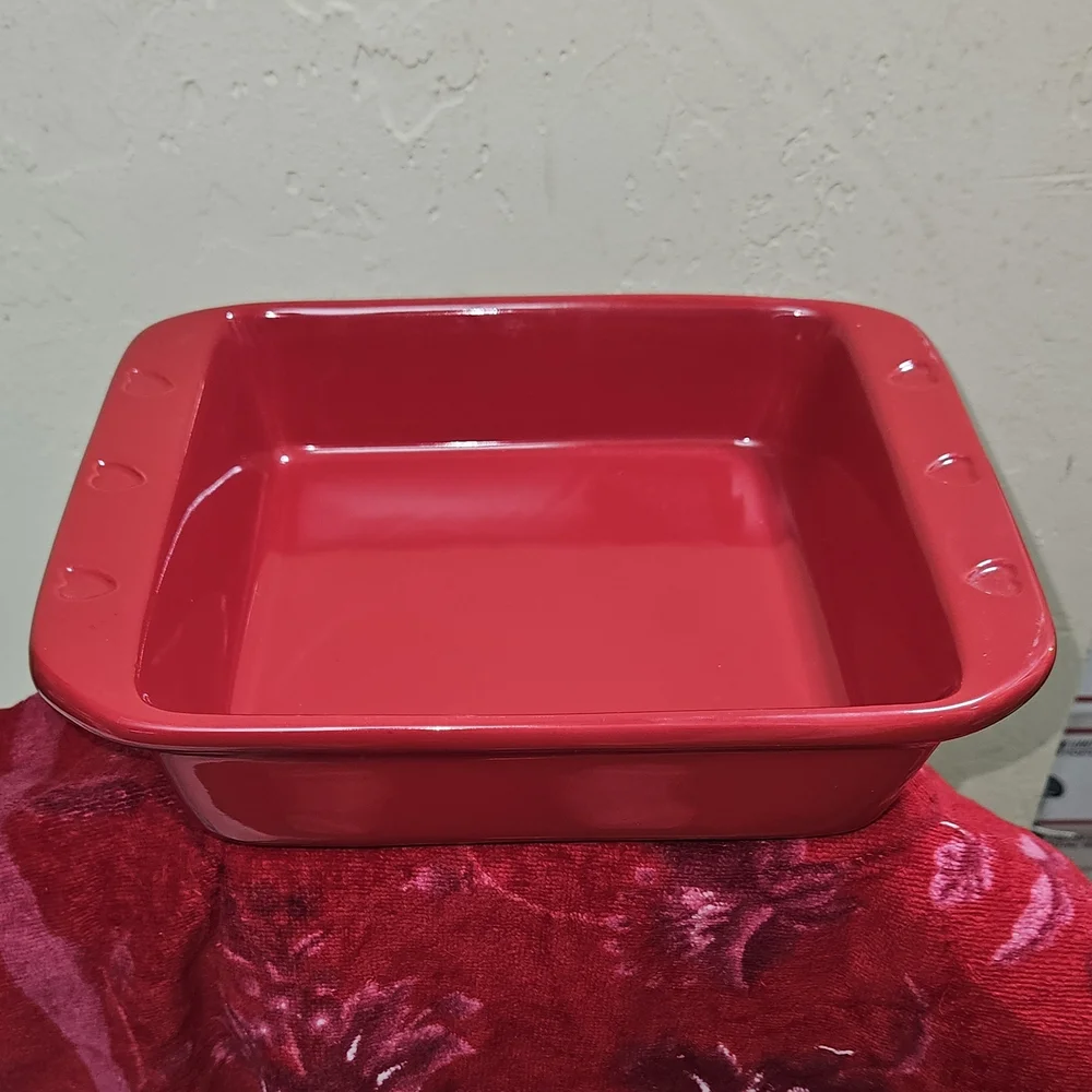 Chantal Red stoneware Pan 8 X 8